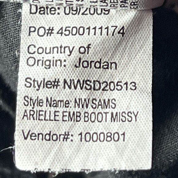 Nine West NW Sams Jeans Womens Jeans 12 Blue Arielle Boot Missy Denim Western - Picture 10 of 13